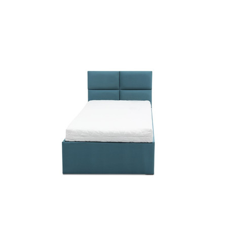 Čalouněná postel MONOS s matrací rozměr 140x200 cm Tyrkysová Bonelová matrace Signal-nabytek