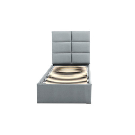 Čalouněná postel TORES bez matrace rozměr 90x200 cm Světle šedá Signal-nabytek