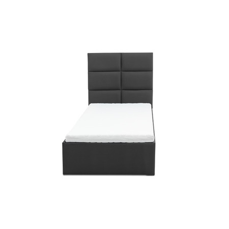 Čalouněná postel TORES s matrací rozměr 140x200 cm Tmavě šedá Pěnová matrace Signal-nabytek