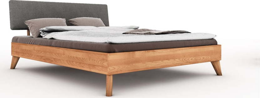 Dvoulůžková postel z bukového dřeva 200x200 cm Greg 3 - The Beds The Beds