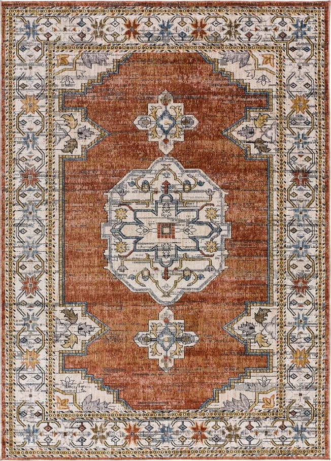 Oranžovo-béžový koberec 200x136 cm Truva - Universal Universal