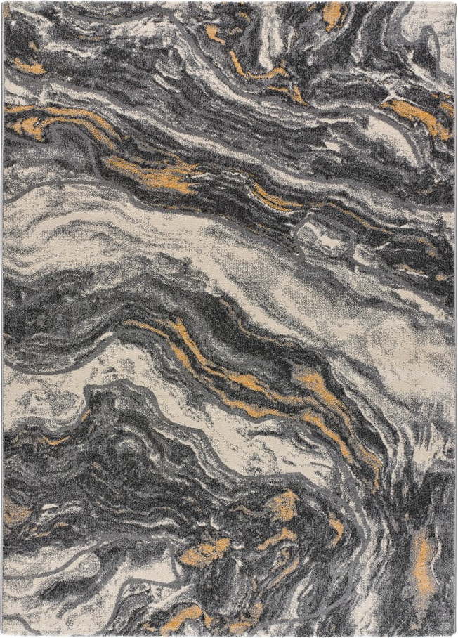 Šedý koberec 150x80 cm Marmol Onda - Universal Universal