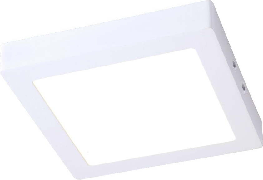 Bílé stropní svítidlo s LED světlem SULION Pluriel Square SULION