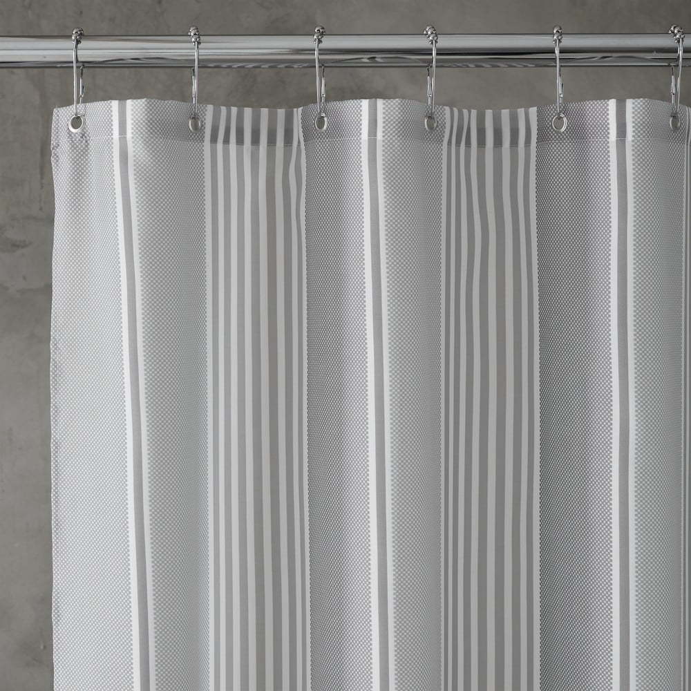 Sprchový závěs 180x180 cm Textured Stripe - Catherine Lansfield Catherine Lansfield