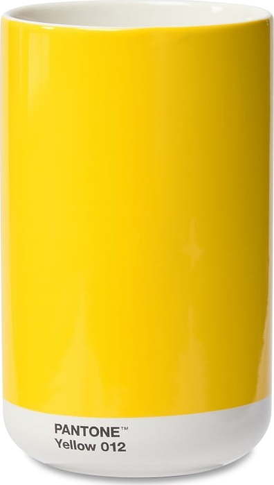 Žlutá keramická váza - Pantone Pantone