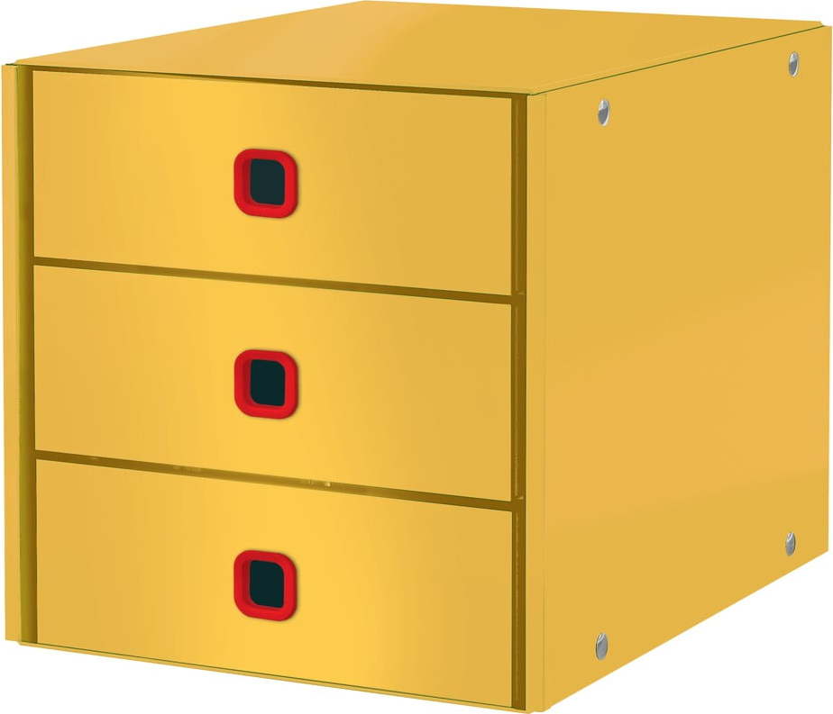 Oranžový kartonový organizér na psací potřeby a dokumenty Click&Store - Leitz Leitz