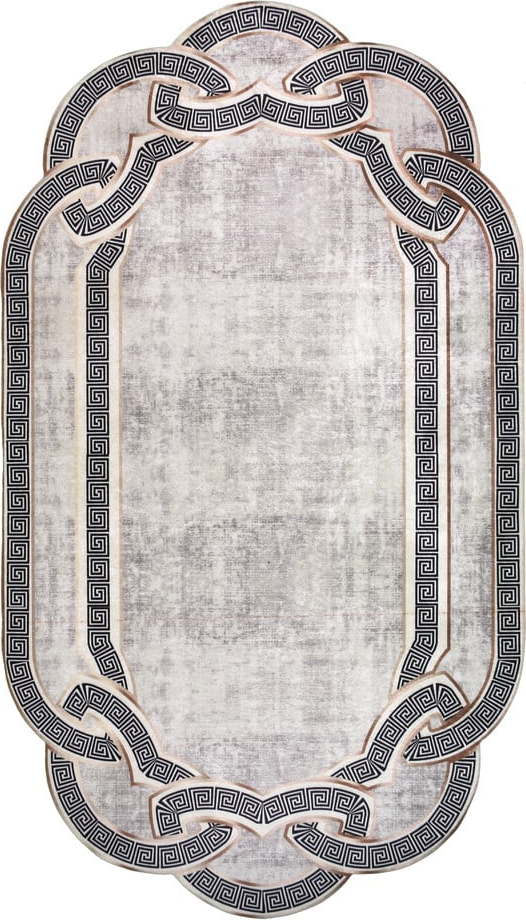 Šedý/béžový koberec běhoun 200x80 cm - Vitaus Vitaus