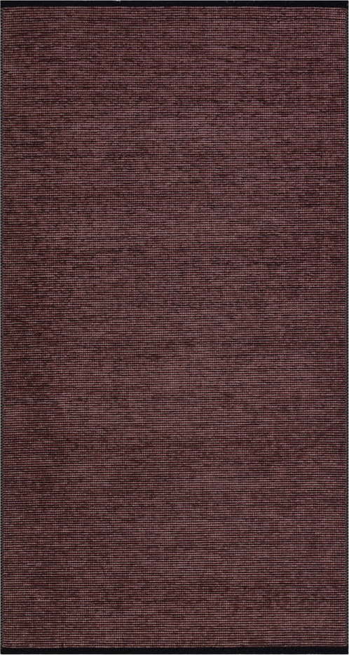 Červeno-hnědý pratelný koberec běhoun 200x80 cm Bendigo - Vitaus Vitaus