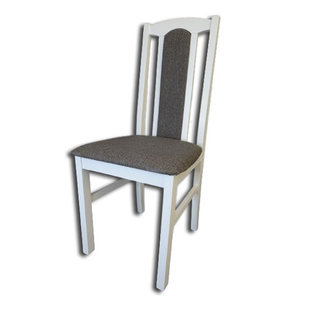 Jídelní židle BOSS 7 - bílá + tkanina 12 MIX-DREW