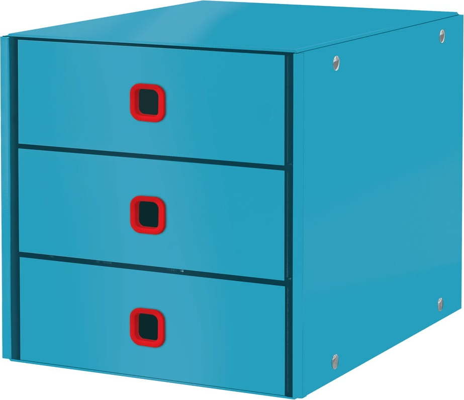 Modrý kartonový organizér na psací potřeby a dokumenty Click&Store - Leitz Leitz