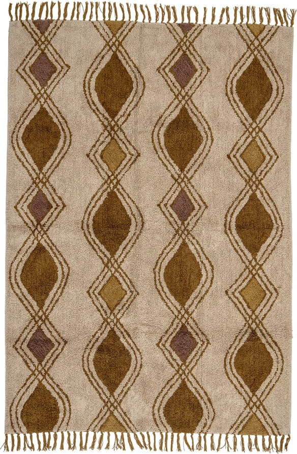 Hnědo-béžový koberec 200x140 cm Isadora - Bloomingville Bloomingville