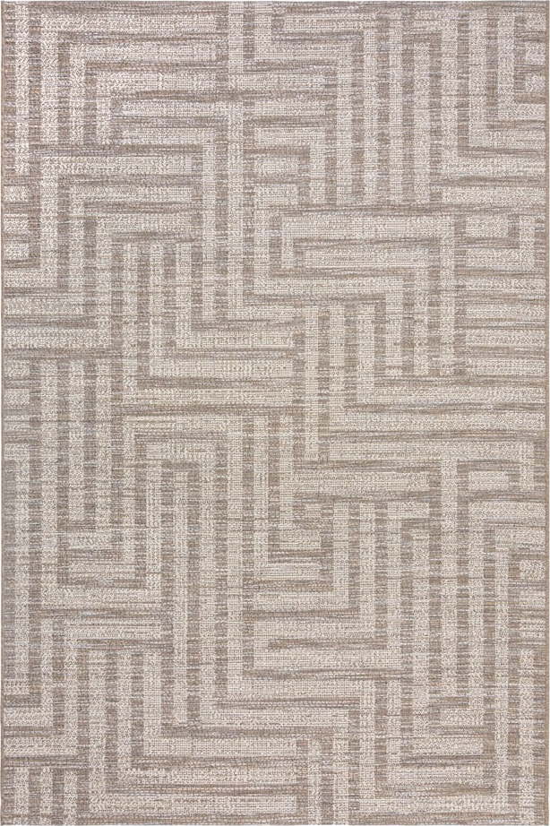 Šedo-béžový venkovní koberec 290x200 cm Salerno - Flair Rugs Flair Rugs