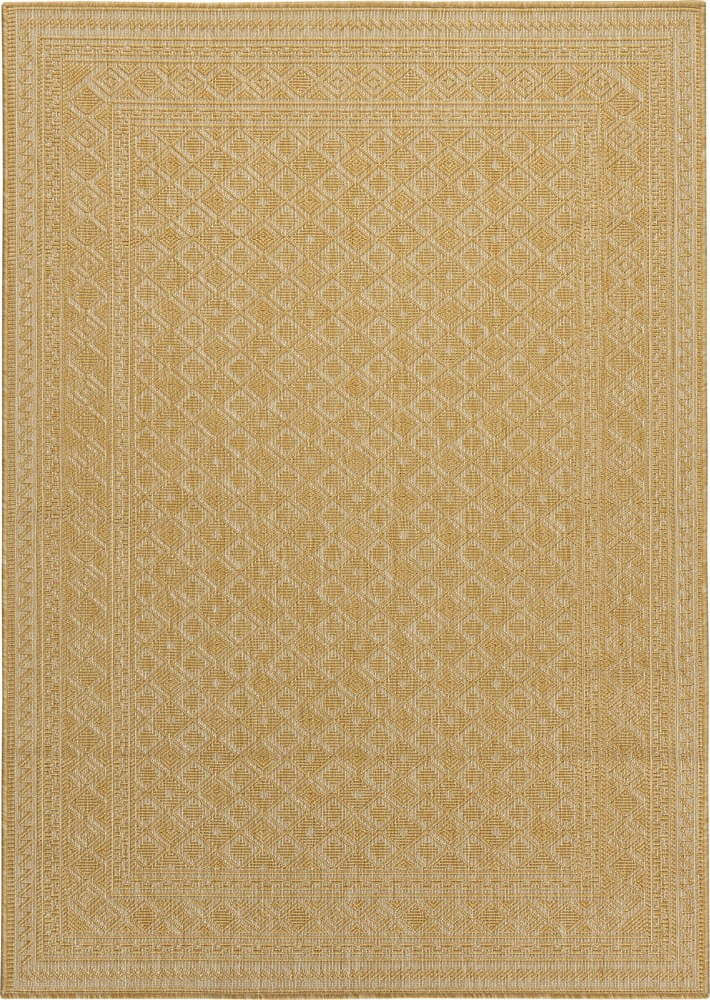 Žlutý venkovní koberec 170x120 cm Terrazzo - Floorita Floorita
