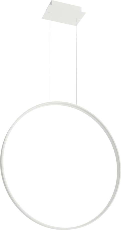 Bílé LED závěsné svítidlo 78x16 cm Tim - Nice Lamps Nice Lamps