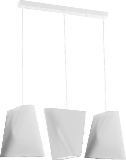 Bílé závěsné svítidlo 82x28 cm Velo - Nice Lamps Nice Lamps