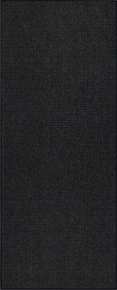 Černý koberec běhoun 250x80 cm Bello™ - Narma Narma