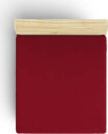 Červené napínací bavlněné prostěradlo 160x200 cm - Mijolnir Mijolnir