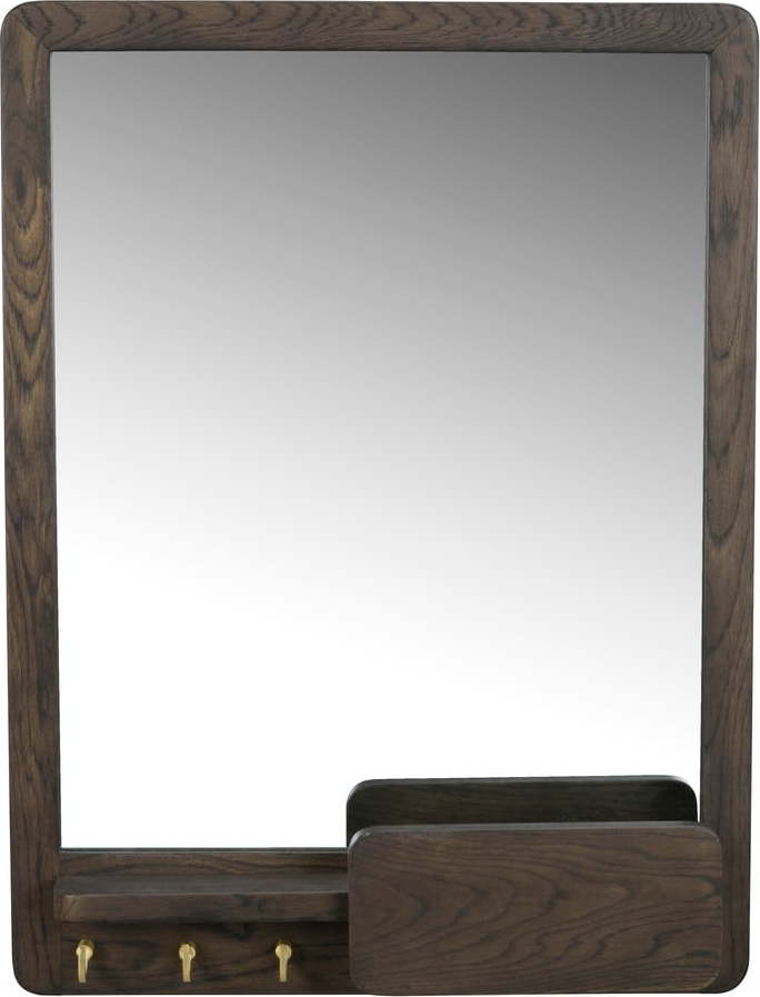 Zrcadlo s dřevěným rámem 45x10 cm Inverness - Rowico Rowico