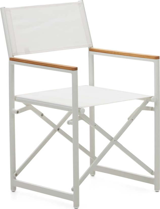 Bílá kovová zahradní židle Llado – Kave Home Kave Home