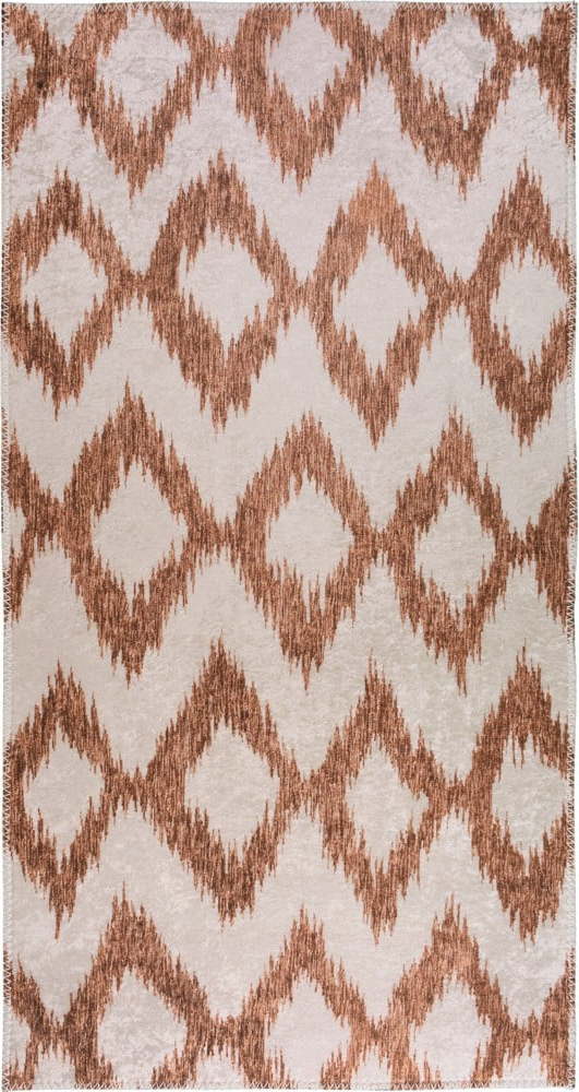 Bílo-oranžový pratelný koberec 50x80 cm – Vitaus Vitaus