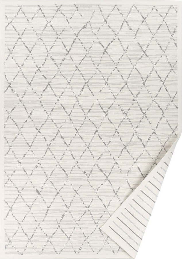 Bílý oboustranný koberec Narma Vao White