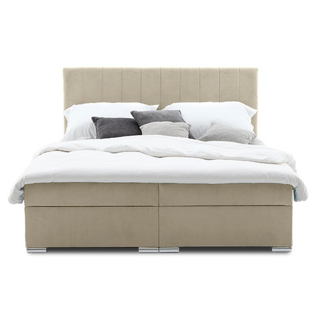 Čalouněná postel GRENLAND 160x200 cm Krémová SG-nábytek