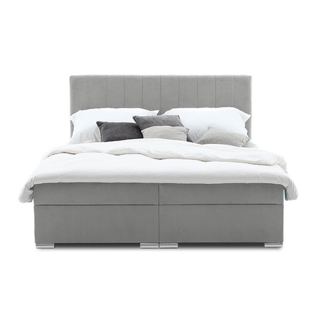 Čalouněná postel GRENLAND 160x200 cm Světle šedá SG-nábytek