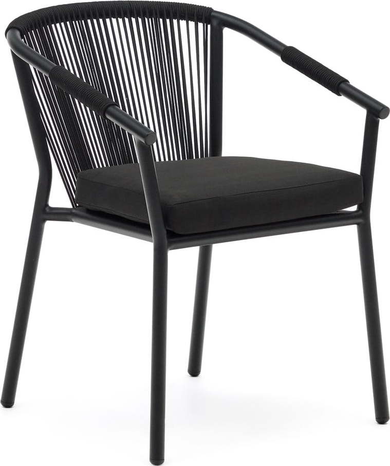 Černá kovová zahradní židle Xelida – Kave Home Kave Home
