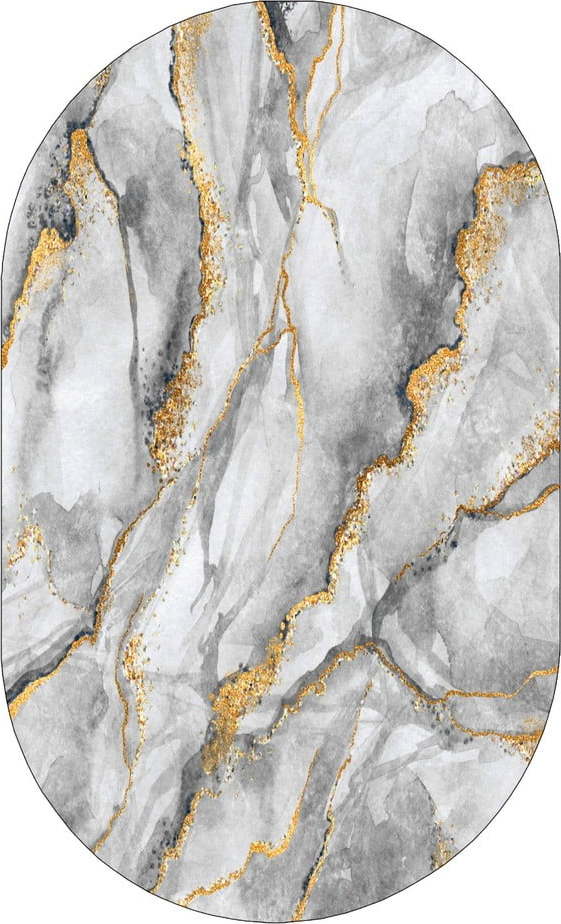Koberec v šedo-zlaté barvě 160x230 cm – Rizzoli Rizzoli