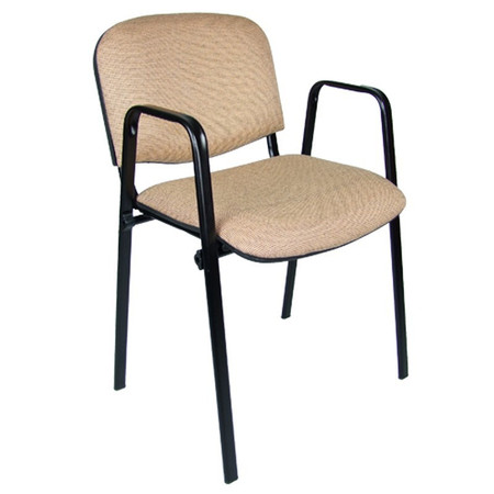 Konferenční židle ISO s područkami C51 - oranžová Mazur