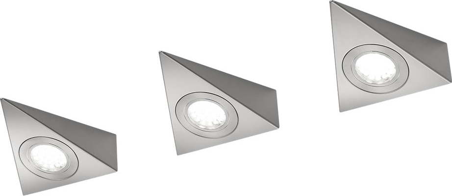 Kovové LED nástěnné svítidlo ve stříbrné barvě (délka 11 cm) Ecco – Trio TRIO