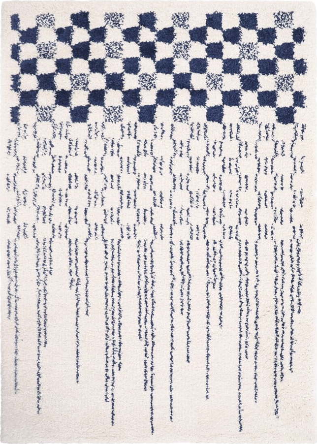 Modro-krémový dětský koberec 120x170 cm Otilia – Nattiot Nattiot