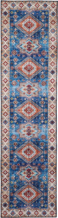 Modrý koberec běhoun 225x60 cm Topaz - Think Rugs Think Rugs