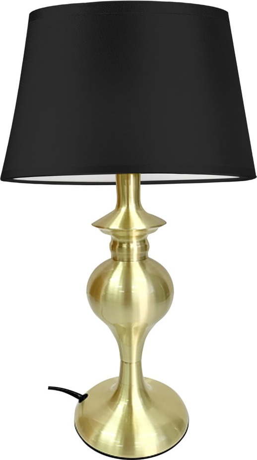 Stolní lampa v černo-zlaté barvě (výška 40 cm) Prima Gold – Candellux Lighting Candellux Lighting
