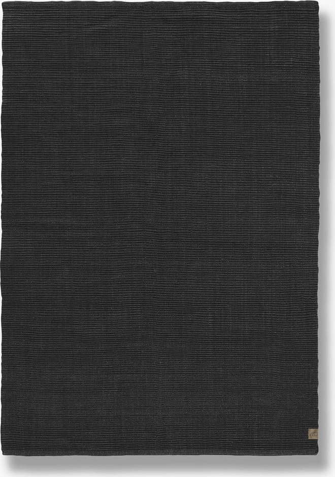 Tmavě šedý jutový koberec běhoun 70x150 cm Ribbon – Mette Ditmer Denmark Mette Ditmer Denmark