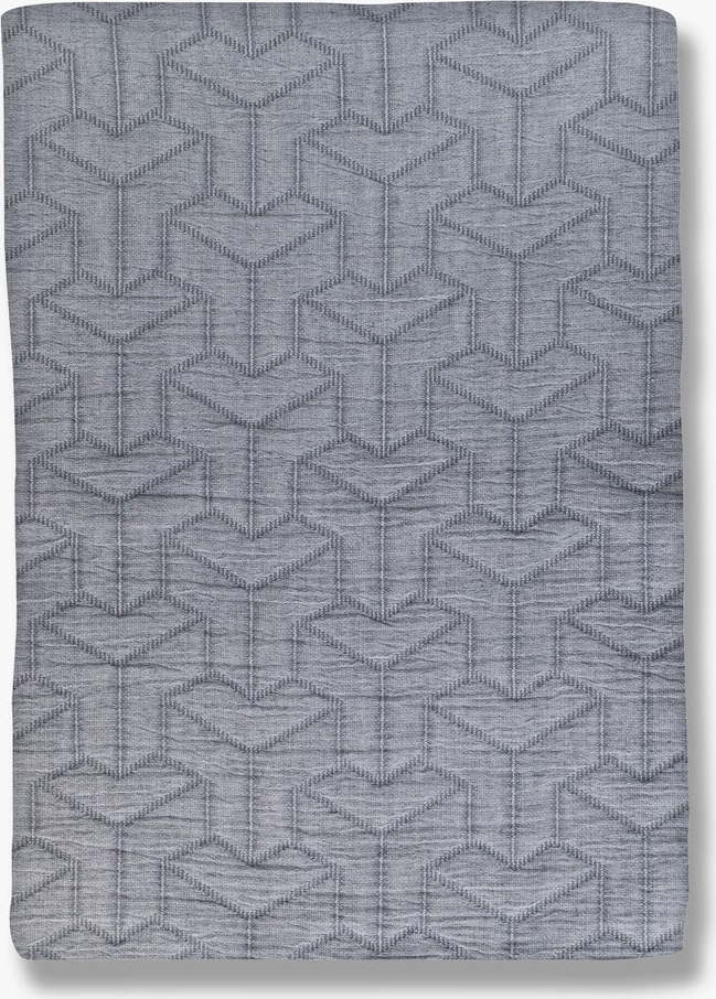Tmavě šedý přehoz z recyklované bavlny na dvoulůžko 220x250 cm Trio – Mette Ditmer Denmark Mette Ditmer Denmark