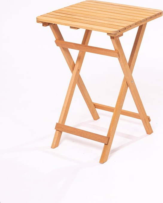 Zahradní odkládací stolek z bukového dřeva 50x50 cm – Floriane Garden FLORIANE GARDEN