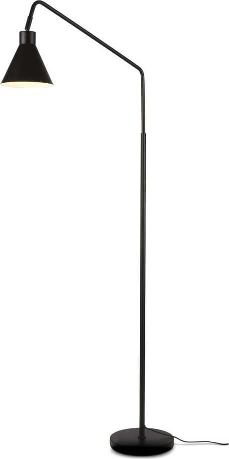 Černá stojací lampa s kovovým stínidlem (výška 153 cm) Lyon – it's about RoMi IT´S ABOUT RoMi