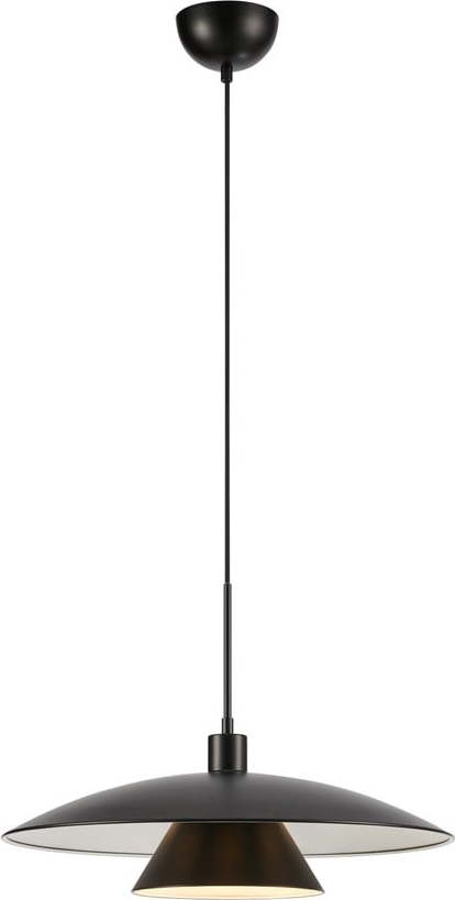 Černé závěsné svítidlo s kovovým stínidlem ø 50 cm Millinge – Markslöjd Markslöjd