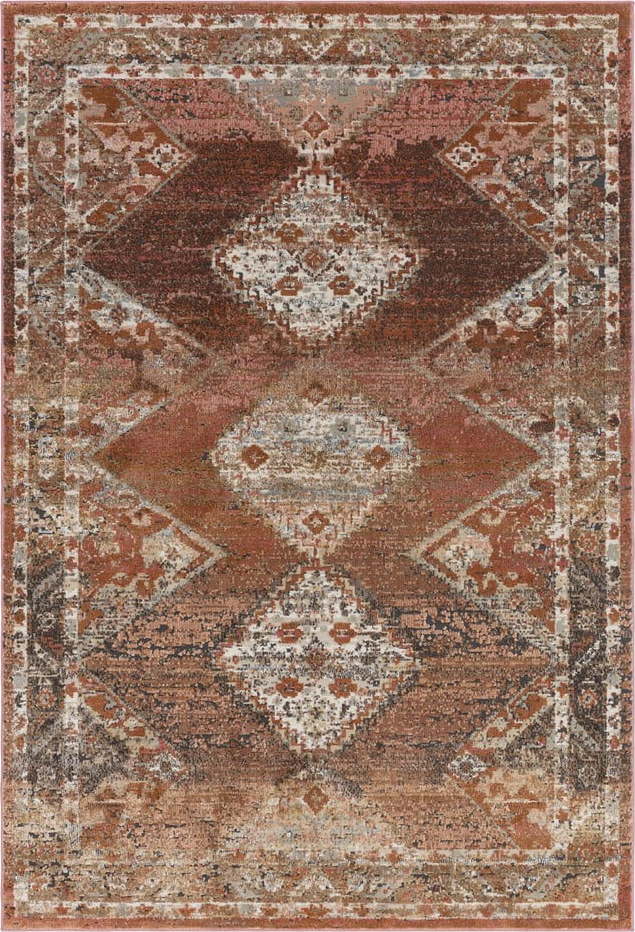Červeno-hnědý koberec 230x155 cm Zola - Asiatic Carpets Asiatic Carpets
