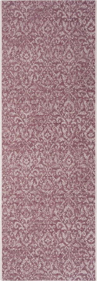Fialovo-béžový venkovní koberec NORTHRUGS Hatta