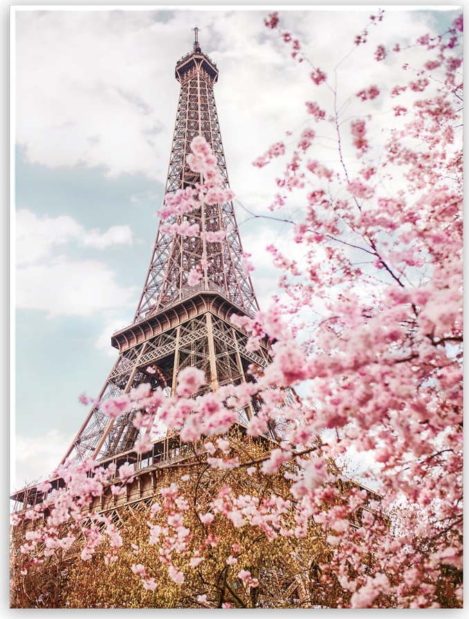 Obraz na plátně Styler Romantic Eiffel