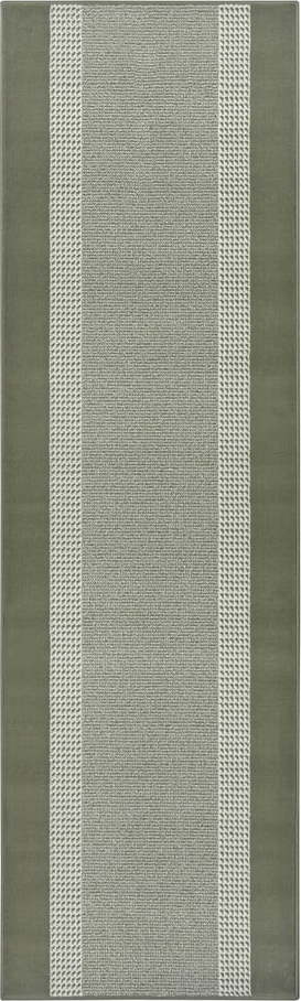 Zelený koberec běhoun 200x80 cm Band - Hanse Home Hanse Home