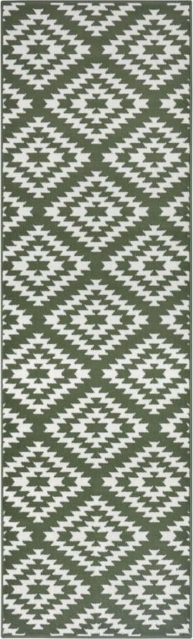 Zelený koberec běhoun 200x80 cm Nordic - Hanse Home Hanse Home