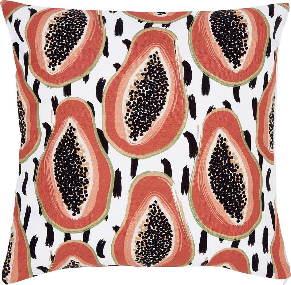 Bavlněný dekorativní povlak na polštář Westwing Collection Papaya