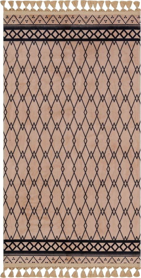 Hnědý pratelný koberec 180x120 cm - Vitaus Vitaus