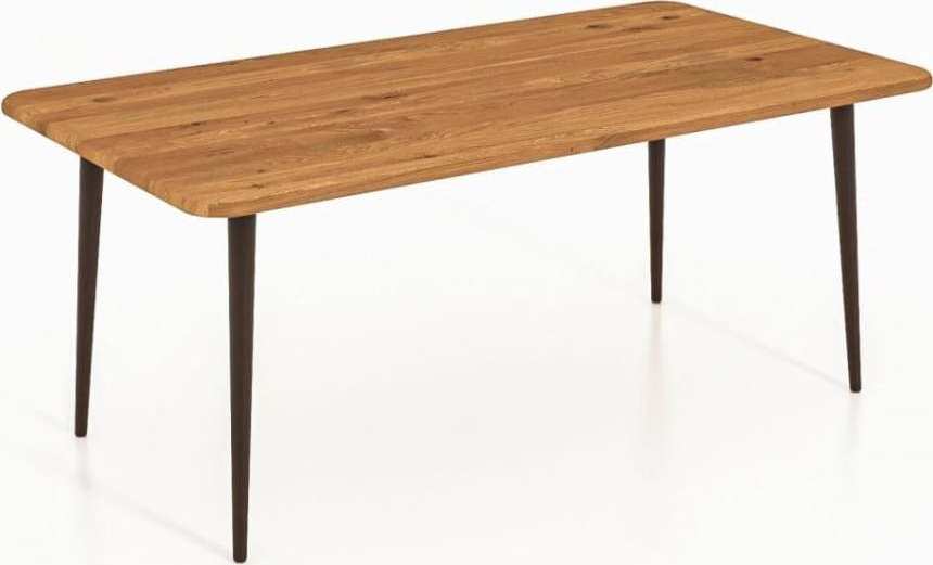 Konferenční stolek z dubového dřeva v přírodní barvě 90x90 cm Kula – The Beds The Beds