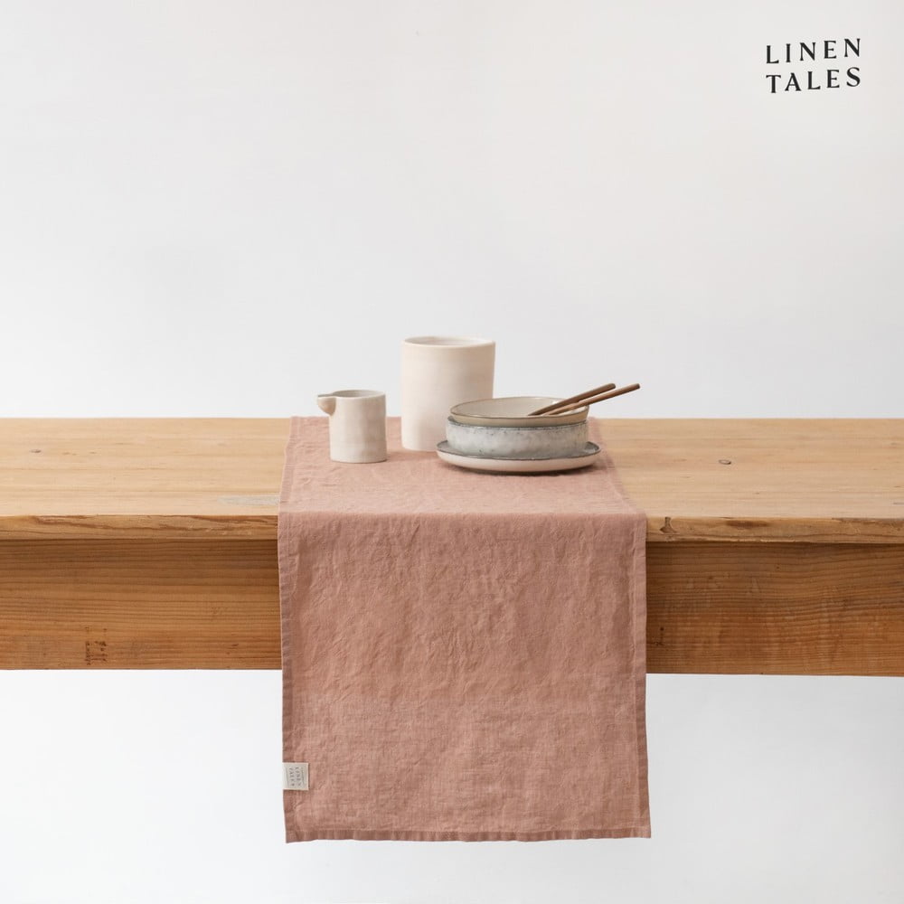 Lněný běhoun na stůl 40x150 cm – Linen Tales Linen Tales