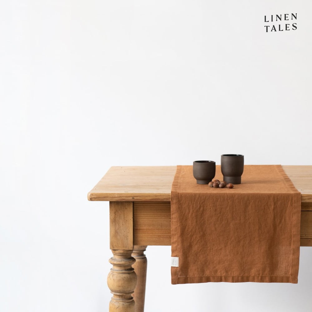 Lněný běhoun na stůl 40x200 cm – Linen Tales Linen Tales