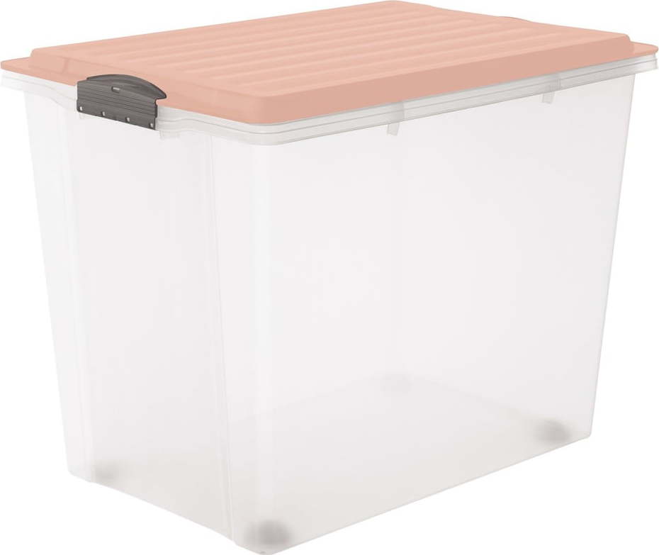 Plastový úložný box s víkem Compact – Rotho ROTHO
